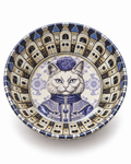 Blue Royal Cat mini steel catch-all by NIVUMA — front product cover