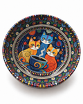 Coffee Cat Trio mini steel catch-all by NIVUMA — front product cover