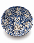 Midnight Porcelain Cat mini steel catch-all by NIVUMA — front product cover