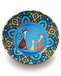 Mosaic Cat Trio mini steel catch-all by NIVUMA — front product cover