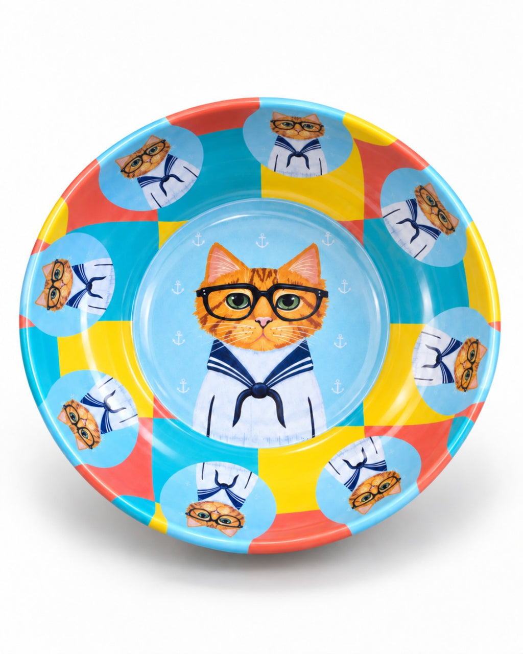 Sailor Specs Cat mini steel catch-all by NIVUMA — detailed studio view