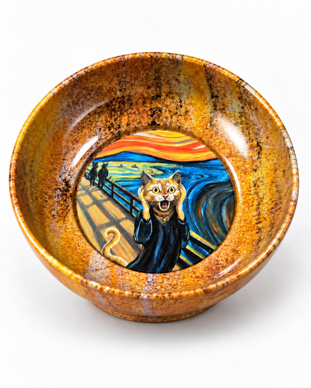 Scream Cat mini decorative bowl by NIVUMA — alternate