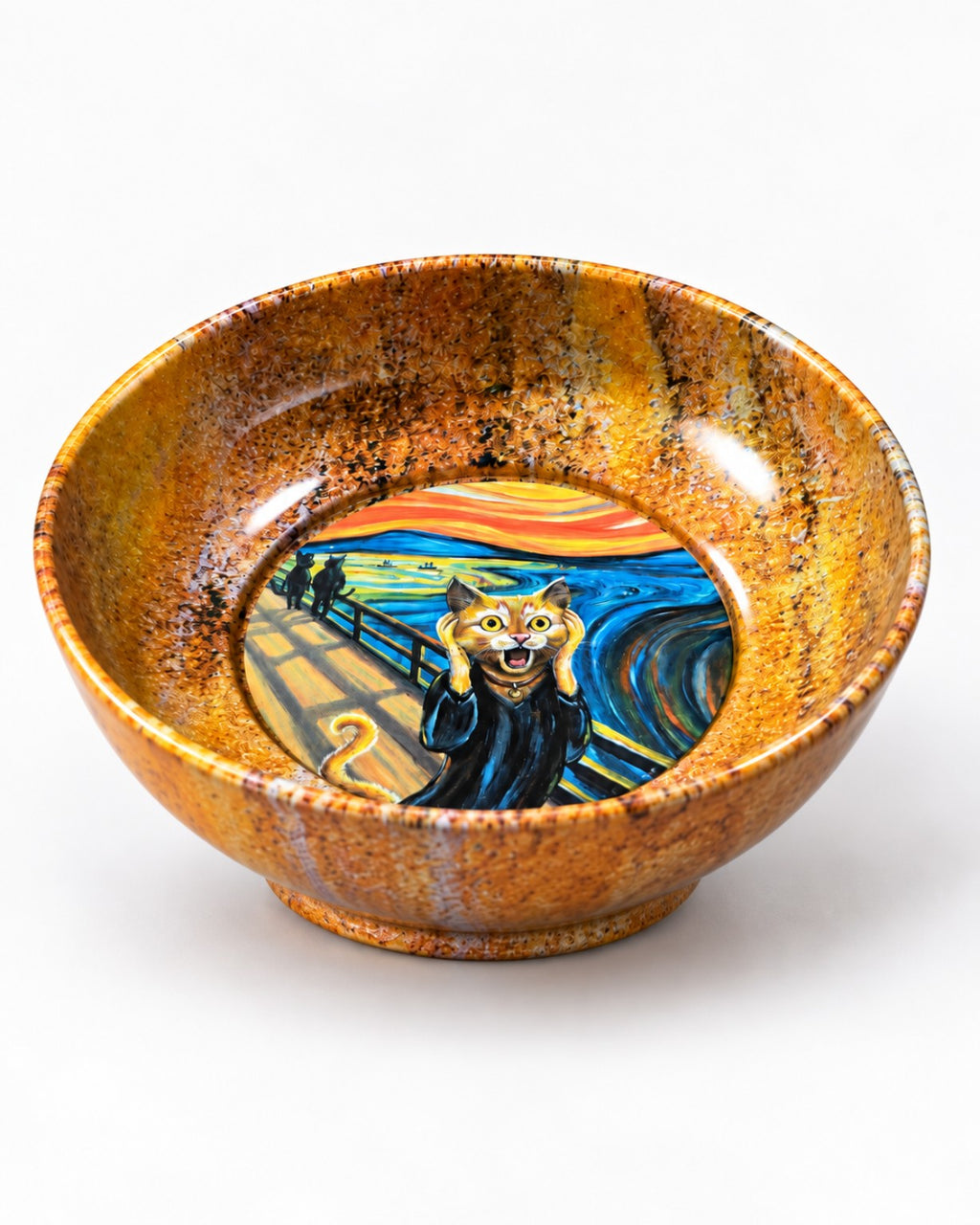 Scream Cat mini decorative bowl by NIVUMA — side